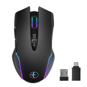 2023 New Hot Selling E50 2.4G With 7 Keys Jiggler Portable Cordless Gaming Wireless Mouse