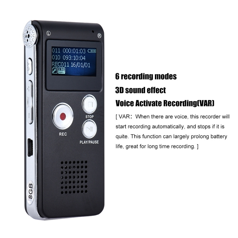 New Arrivals 32GB USB Dictaphone Digital Audio Voice Recorder