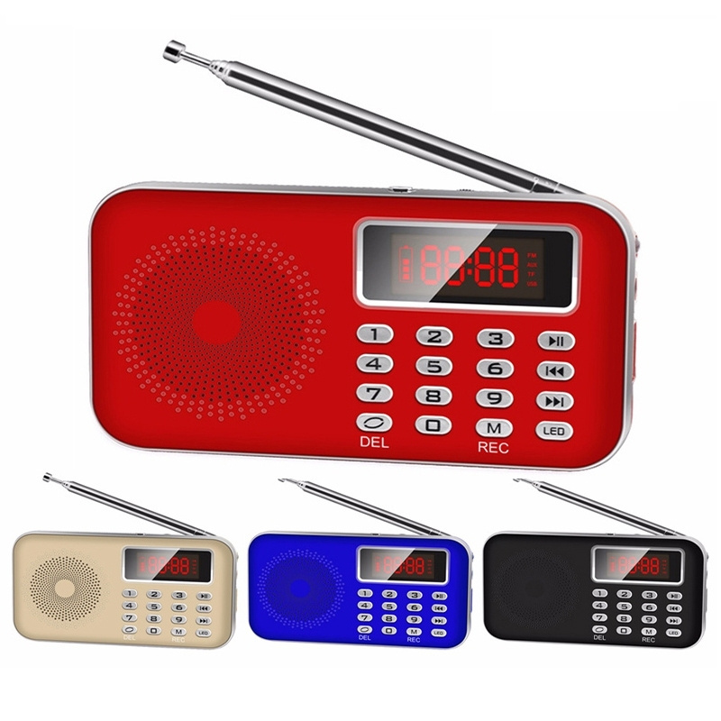 Trade Assurance Suppliers portable radio am fm Y-619 MP3 Rechargeable Music Player am fm radios with LED Display portable radio