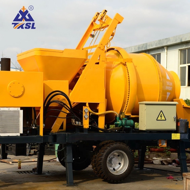 Concrete Pump with Mixer 30m3/h Mixer Pump Price Factory Directly Supply Small Concrete Pump for Sale