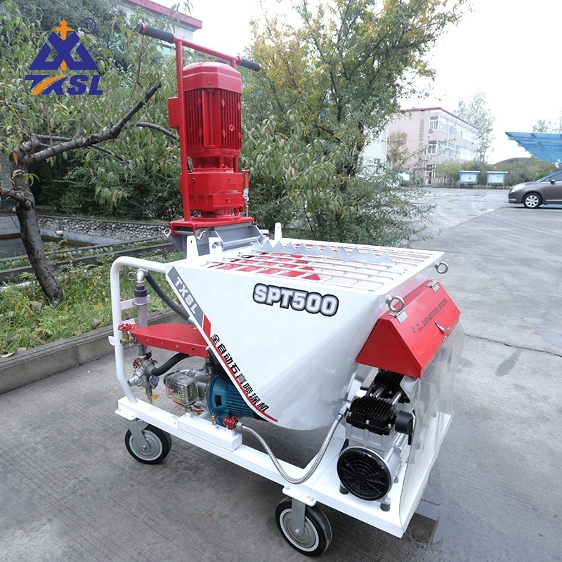 Spray Machine Automatic Plastering Machine Plaster Spray System Cement Plaster Coating Machine