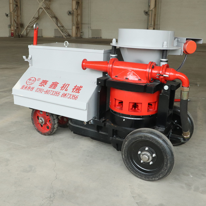 Hydraulic self propelled mix mortar cement spray wet concrete gunite shotcrete machine price