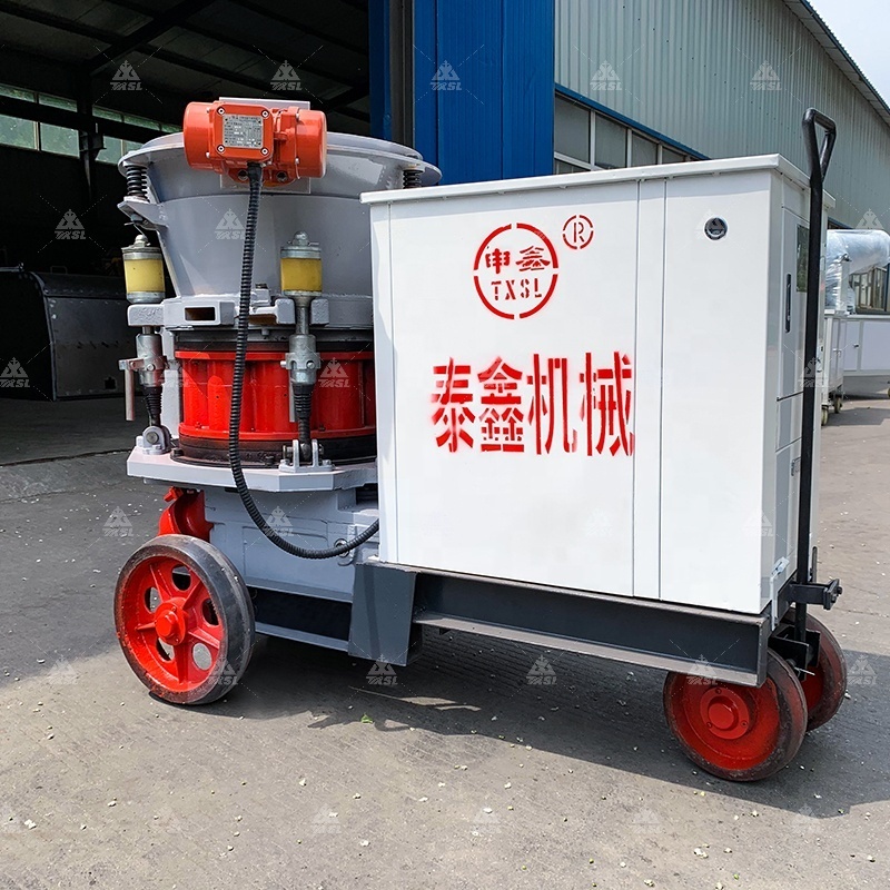 Portable pneumatic electric refractory guniting motor concrete spray gunite dry shotcrete machine prices for sale in india