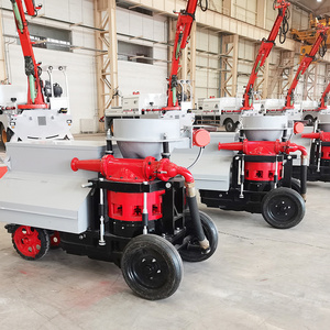 Hydraulic self propelled mix mortar cement spray wet concrete gunite shotcrete machine price