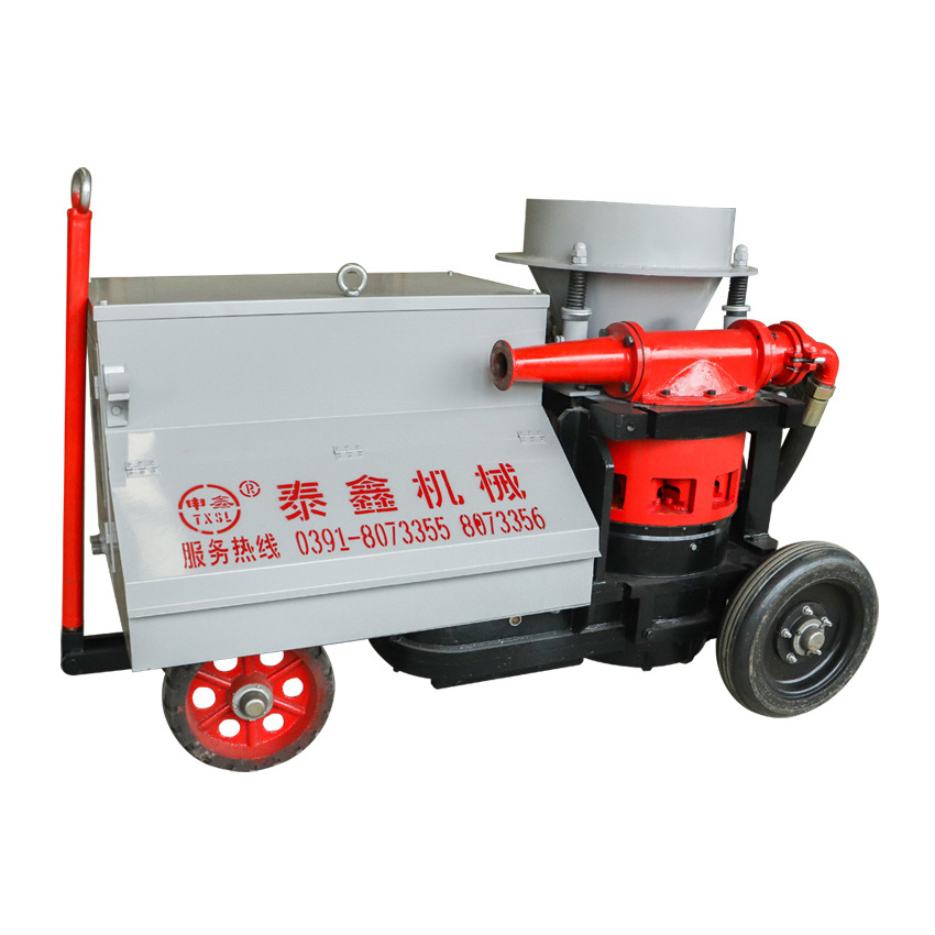 Hydraulic self propelled mix mortar cement spray wet concrete gunite shotcrete machine price