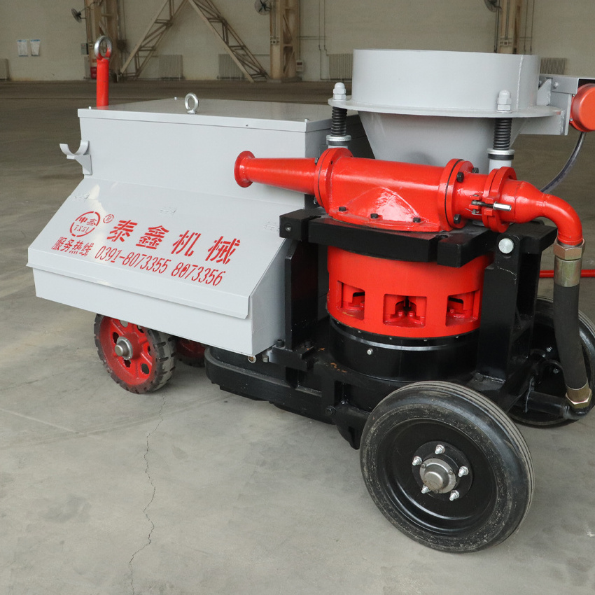 Hydraulic self propelled mix mortar cement spray wet concrete gunite shotcrete machine price