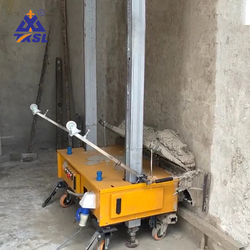 China hydraulic automatic concrete exterior cement electric motor robot plaster machine 220v for wall for sale