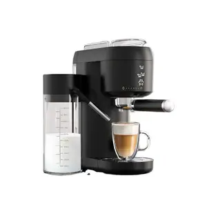 Multi-functionElectric Italian Cafetera 20 bar Espresso Coffee Maker with Milk Frother