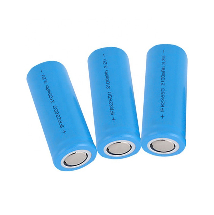 Blue 3.2v Cylinder 22650 Cell Li-ion Battery 22650 3.2v Rechargeable Battery