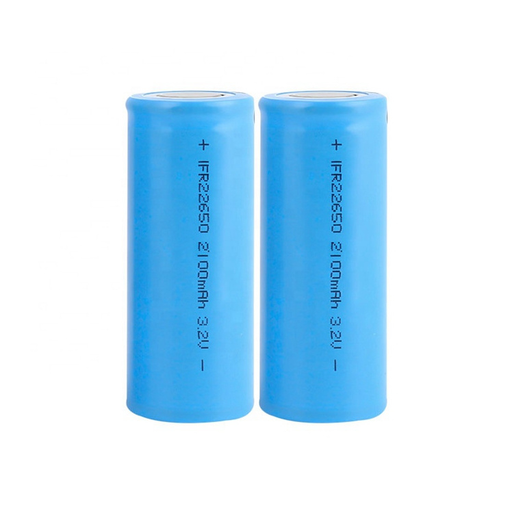 Blue 3.2v Cylinder 22650 Cell Li-ion Battery 22650 3.2v Rechargeable Battery