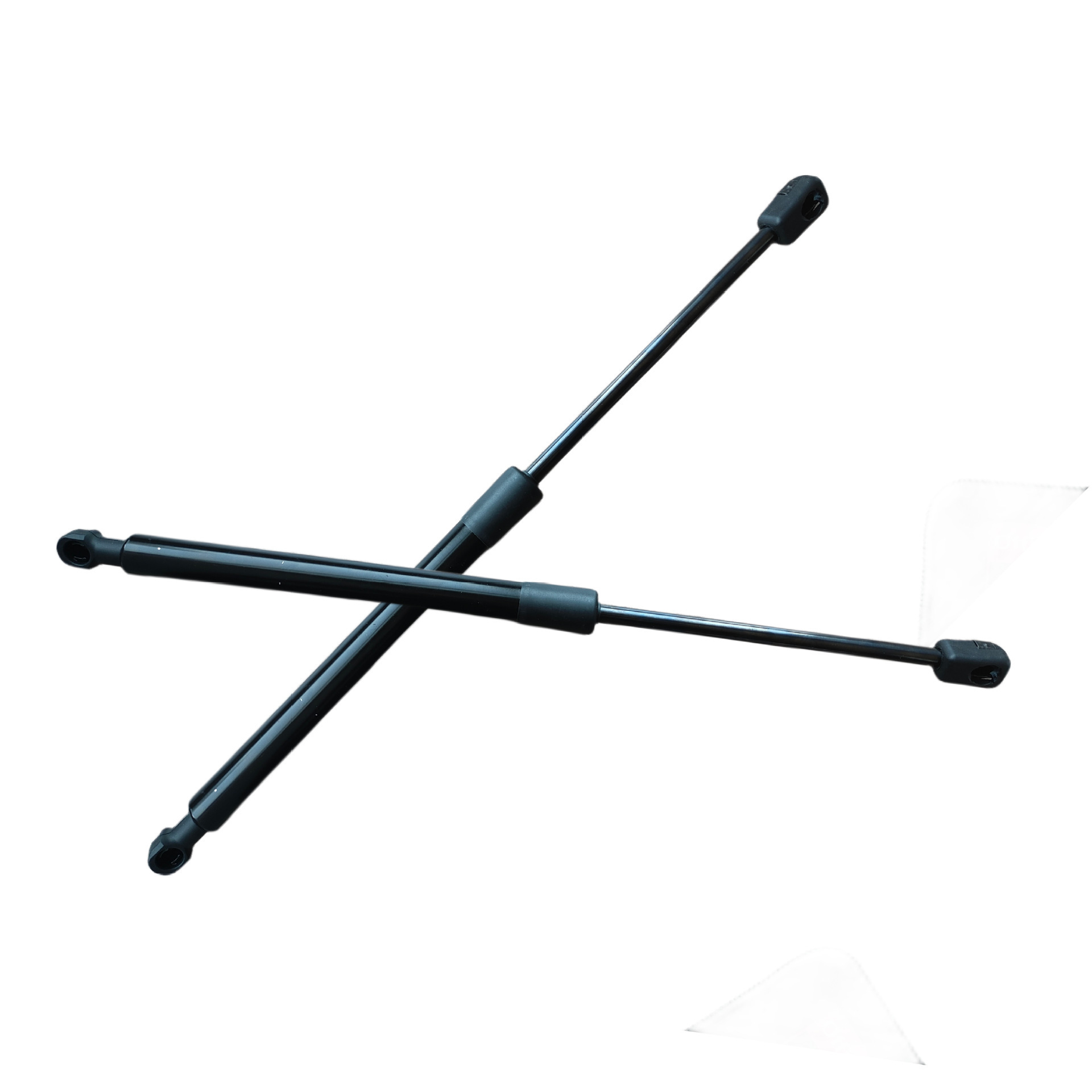 The two-way buffering and damping double-stroke gas spring support rod for smart home lifting wall bed