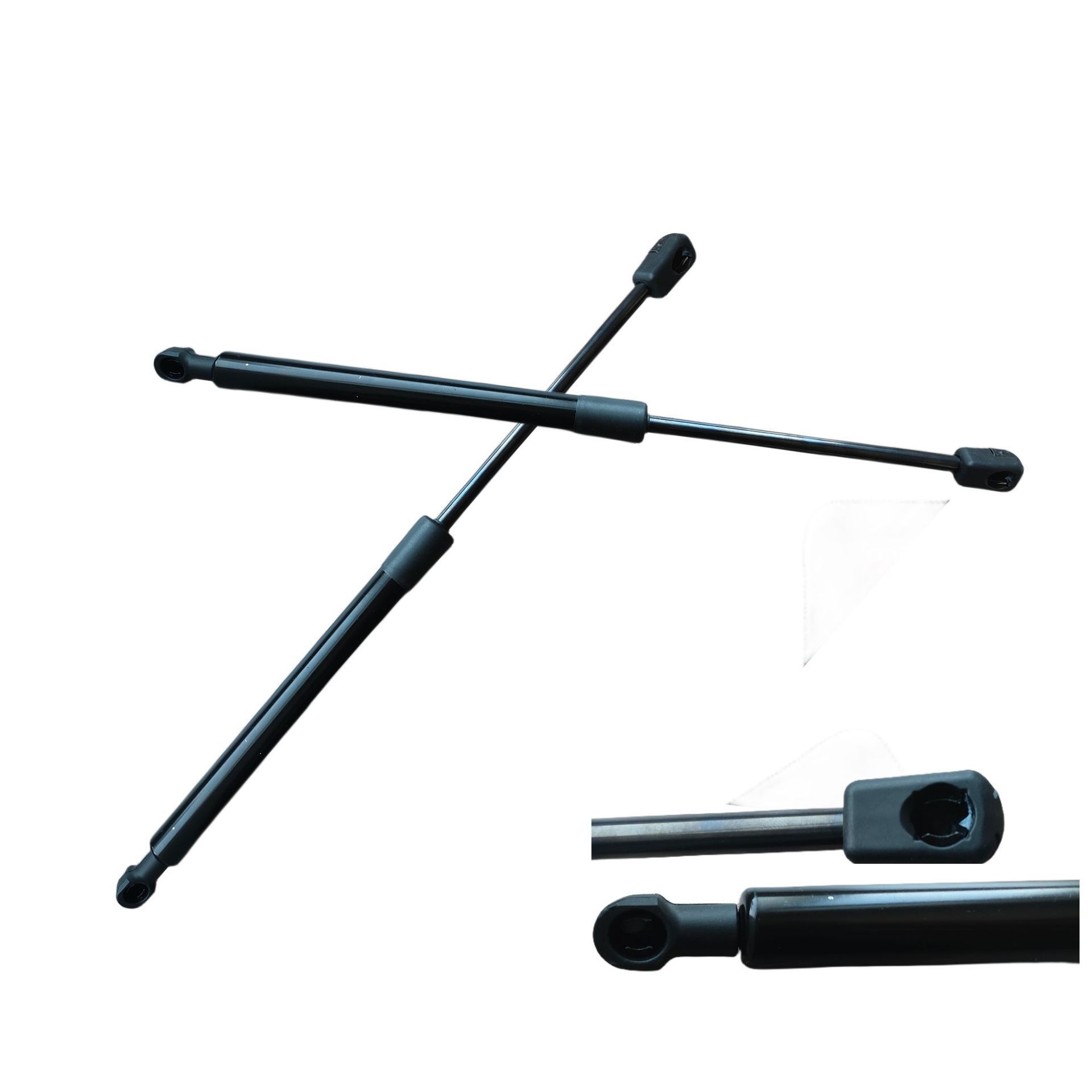 The two-way buffering and damping double-stroke gas spring support rod for smart home lifting wall bed