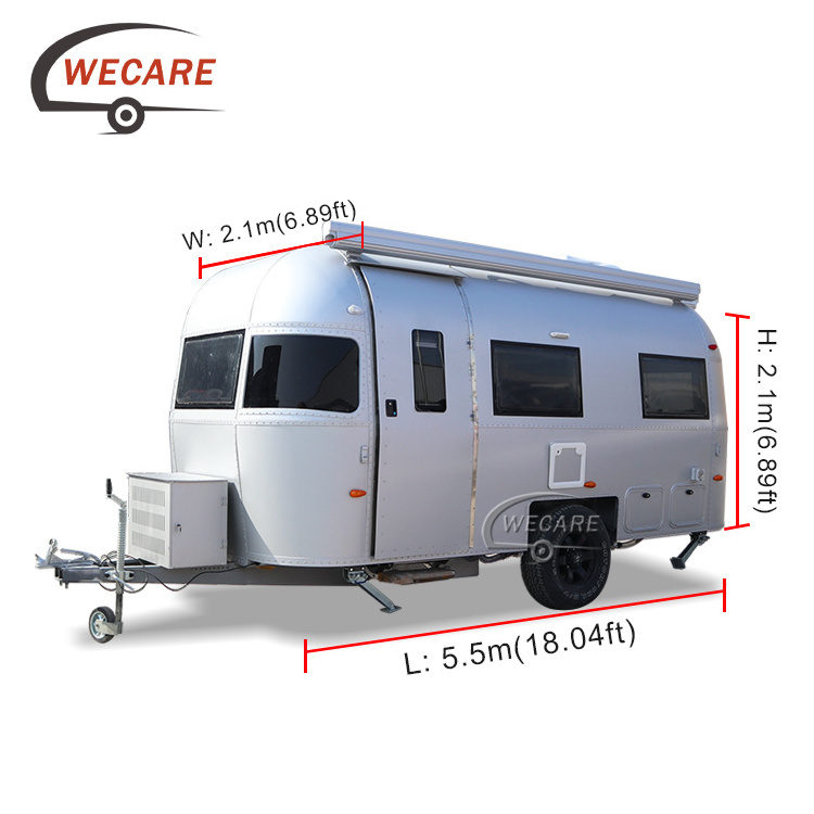 Wecare off road camping caravan offroad camper trailer vans motorhome