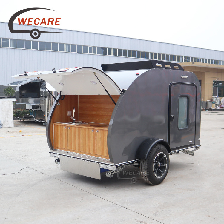 Wecare wholesale small teardrop camper trailer australian standard mini teardrop caravan manufacturers for sale