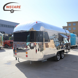 Outdoor mobile party trailer offroad camper trailer airstream travel trailer luxury caravan with bathroom for sale in usa