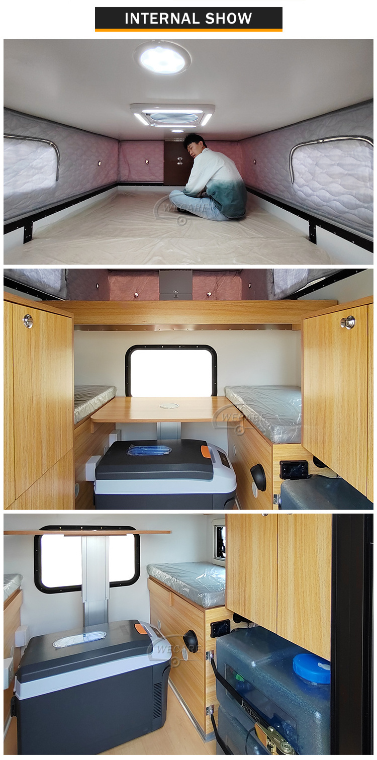 High quality  Customized travel trailers RV Camper Travel caravan