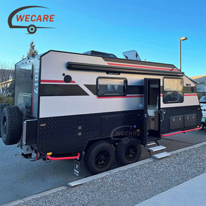 Wecare Offroad Camper Van Outdoor Luxury Camping Caravan Off Road Rv Camper Trailer Travel Trailer With Bathroom And Toilet