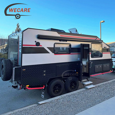 Wecare Offroad Camper Van Outdoor Luxury Camping Caravan Off Road Rv Camper Trailer Travel Trailer With Bathroom And Toilet