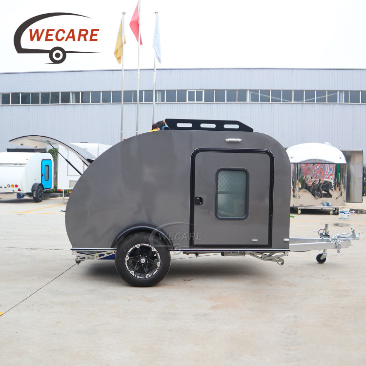 Wecare wholesale small teardrop camper trailer australian standard mini teardrop caravan manufacturers for sale