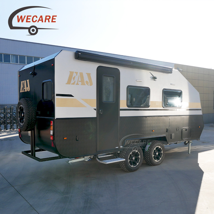 Wecare Offroad Camper Van Outdoor Luxury Camping Caravan Off Road Rv Camper Trailer Travel Trailer With Bathroom And Toilet