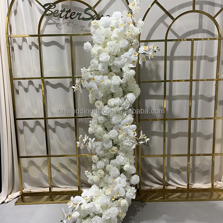 Real Touch Flower Plastic Plant Manufacturers Artificial arrangement floral white rose Artificial Flower For Out Door Decoration