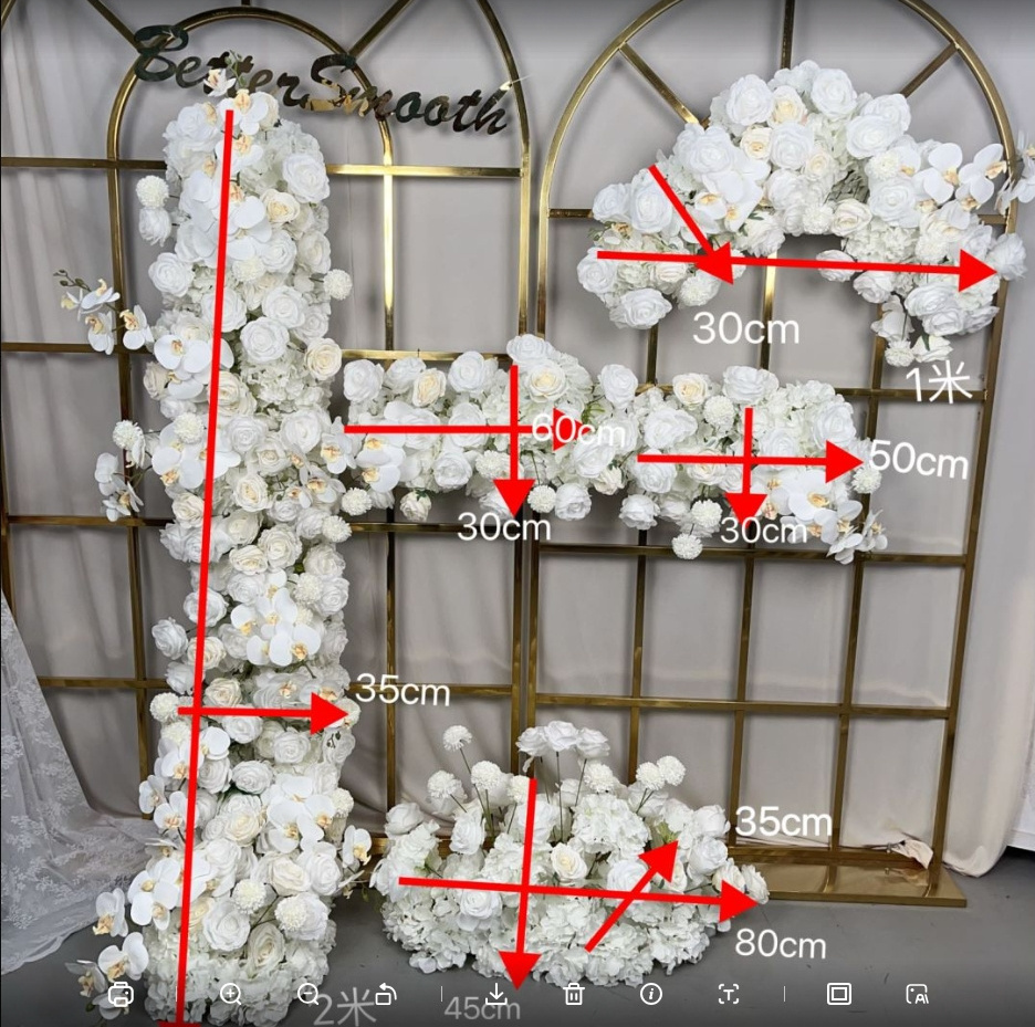 Real Touch Flower Plastic Plant Manufacturers Artificial arrangement floral white rose Artificial Flower For Out Door Decoration