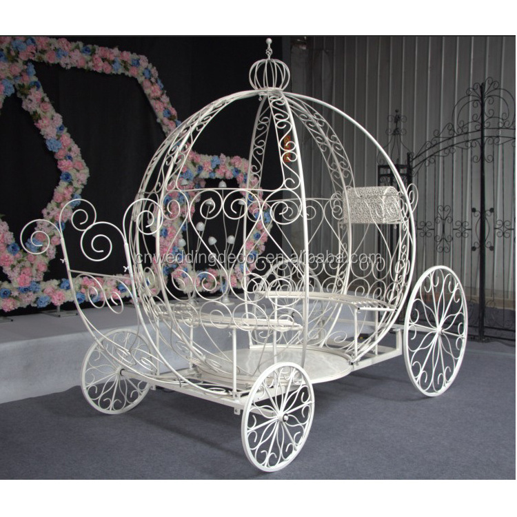 Pumpkin horse carts wedding cinderella royal carriage for princess