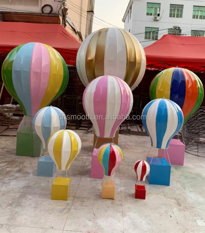 Hot Air Balloon Sculpture For Wedding Decoration