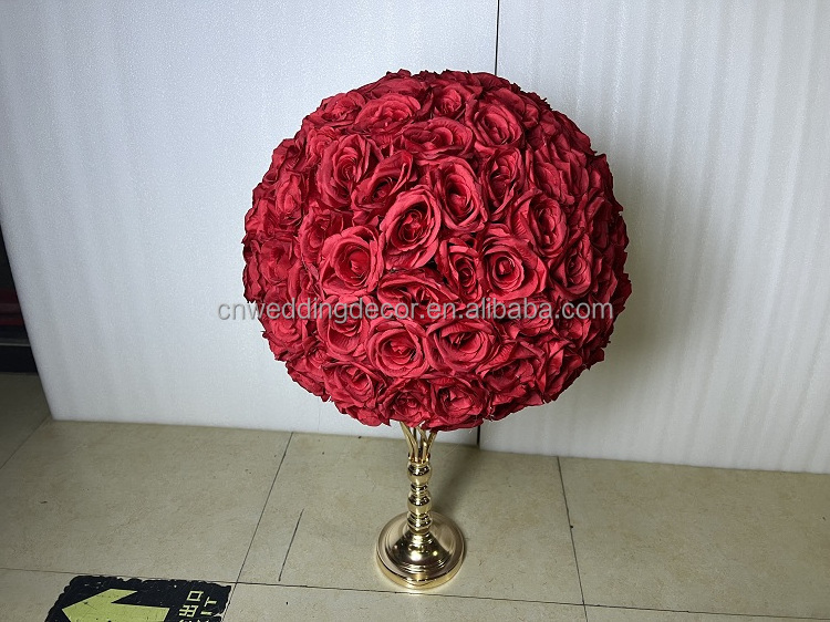 Flowers Bouquet Flower Balls For Reception Event Artificial Roses Table Centerpieces Weddings Decoration