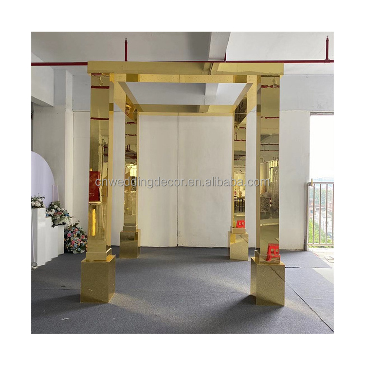 Wedding Acrylic Chuppah clear Ghost arch Backdrops Mandap Backdrop Event props