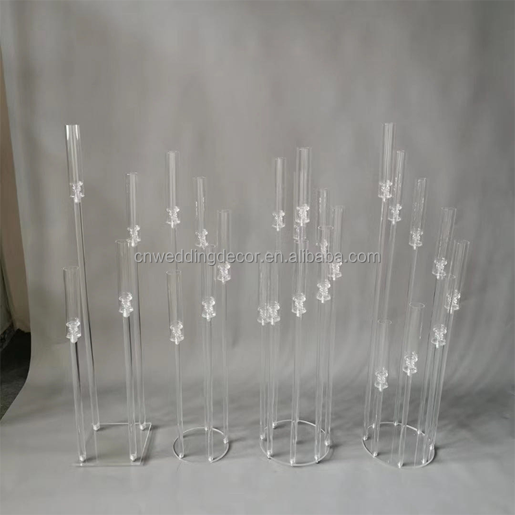 Candlestick Holder Clear Glass Crystal Candle Holders Lanterns And Candle Jars