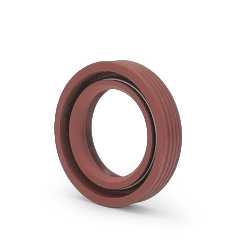 TC oil seal high temperature corrosion and wear-resistant fluorine rubber framework nitrile oil seal