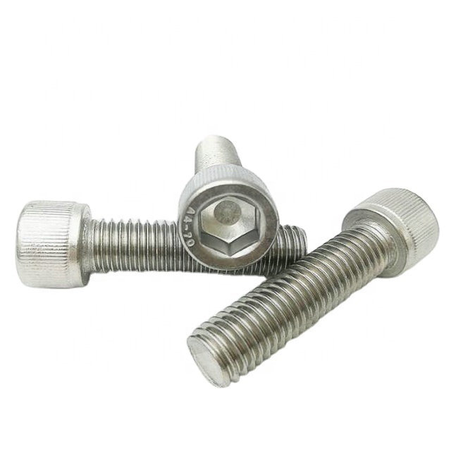 Customized stainless or steel Half or Full Thread metric M3M4M5M6M8 hex socket allen socket drive head machine screw bolts