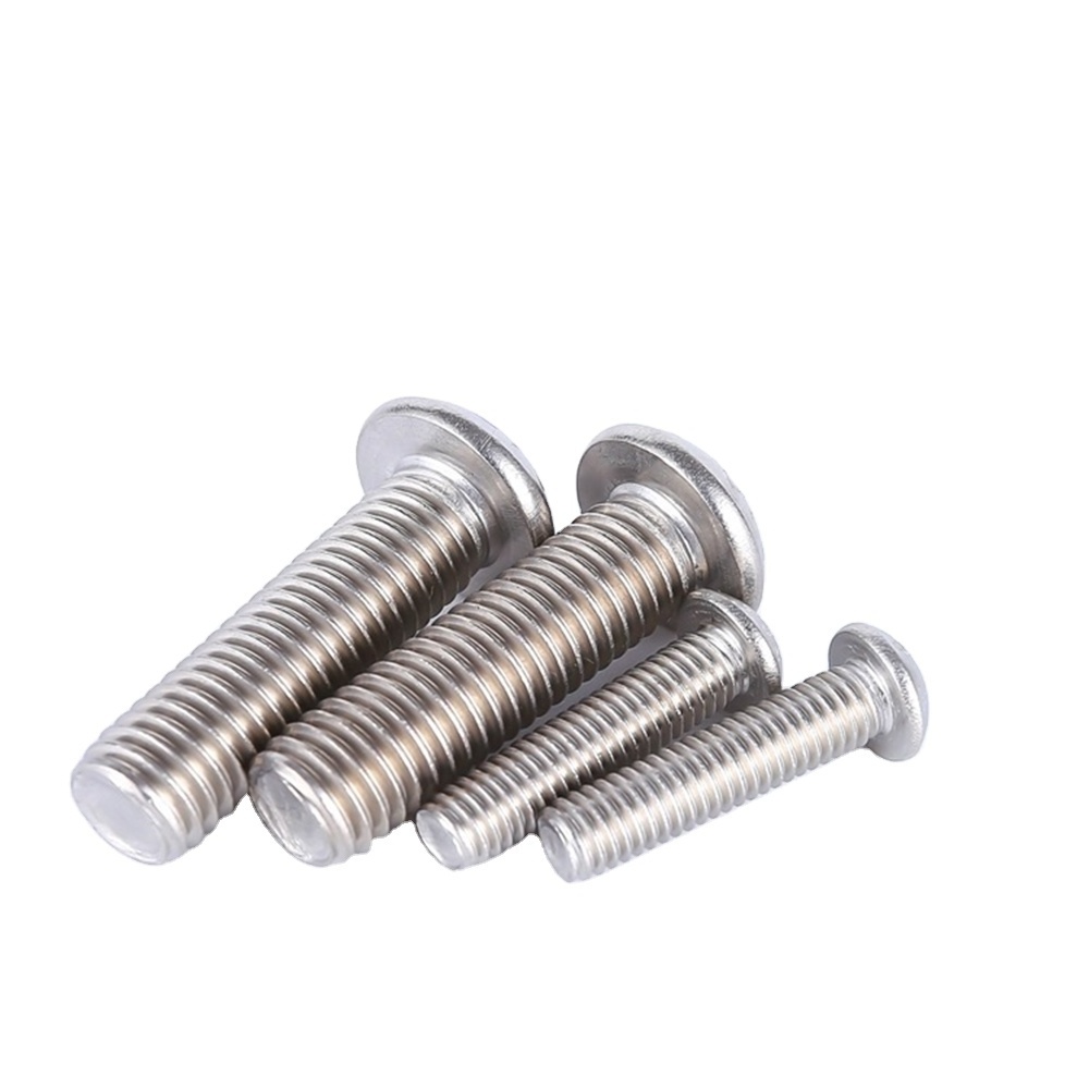 ISO7380 M2 M3 M4 M5 M6 M8 M10 Stainless Steel Hex Drive Hexagon Socket Round Button Head Machine bolts Allen Screws