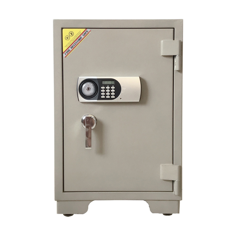 Bank deposit secure home office fire box 2 key locks cabinet document fireproof safe