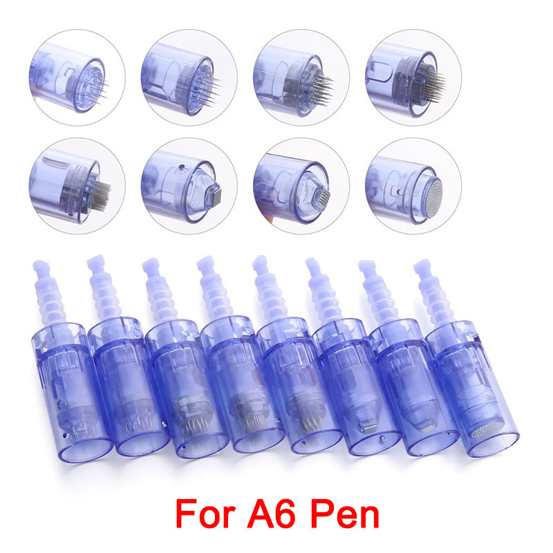 Dr Pen A1 A6 Cartridge Classic Derma Pen Needle Tips Blue Auto Micro Needles/12 Needles/36 Needles Derma Micro Cartridge