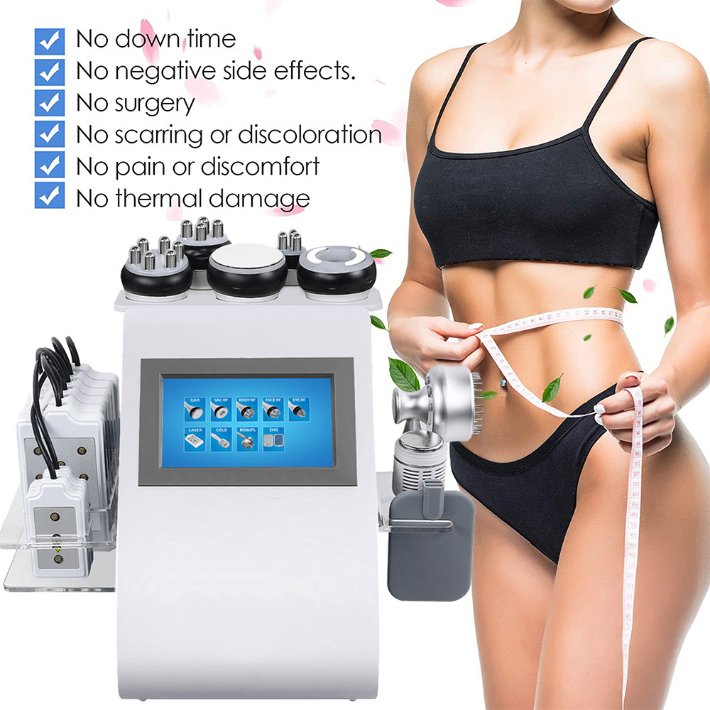 2023 Hot Sale 9 In 1 Multifunction Beauty Machine/lipolaser/cavitation/ Vacuum/rf Slimming Lipo Laser Cavitation Machine