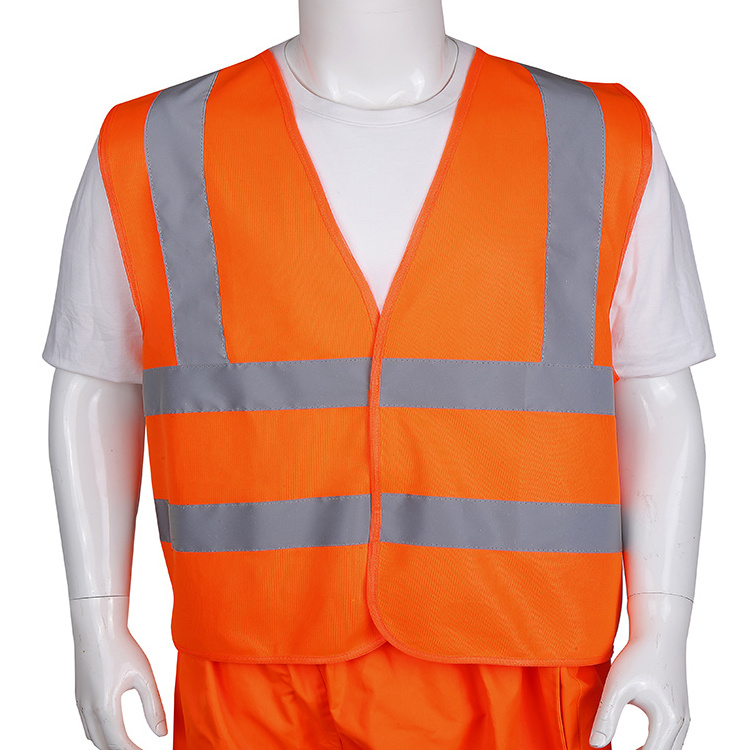 Safety Light Strips Reflective Vest Cycling Running Heavy Duty Working High Visibility Vest