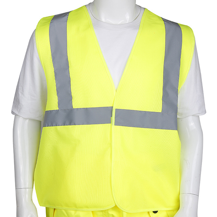 Safety Light Strips Reflective Vest Cycling Running Heavy Duty Working High Visibility Vest