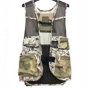 Breathable Camouflage Turkey Vest For Hunting With Seat Cushion Orange Safety