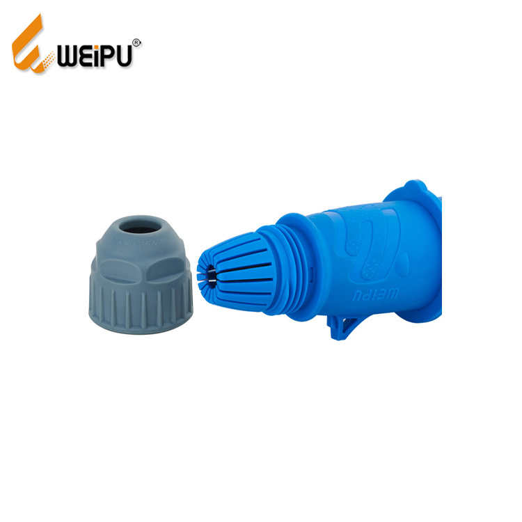 China factory 16A 2P+E 3poles 4poles 5pole IP44 CEE standard electrical plug Industrial connector