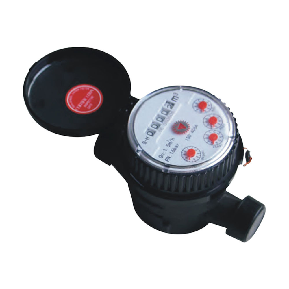 ISO4064 Class B dry dial Plastic body single jet water meter