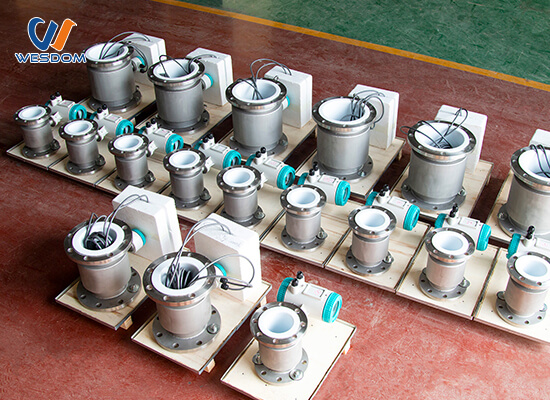 2024 DN400 DN500 Battery operated electromagnetic flow meter for sewage