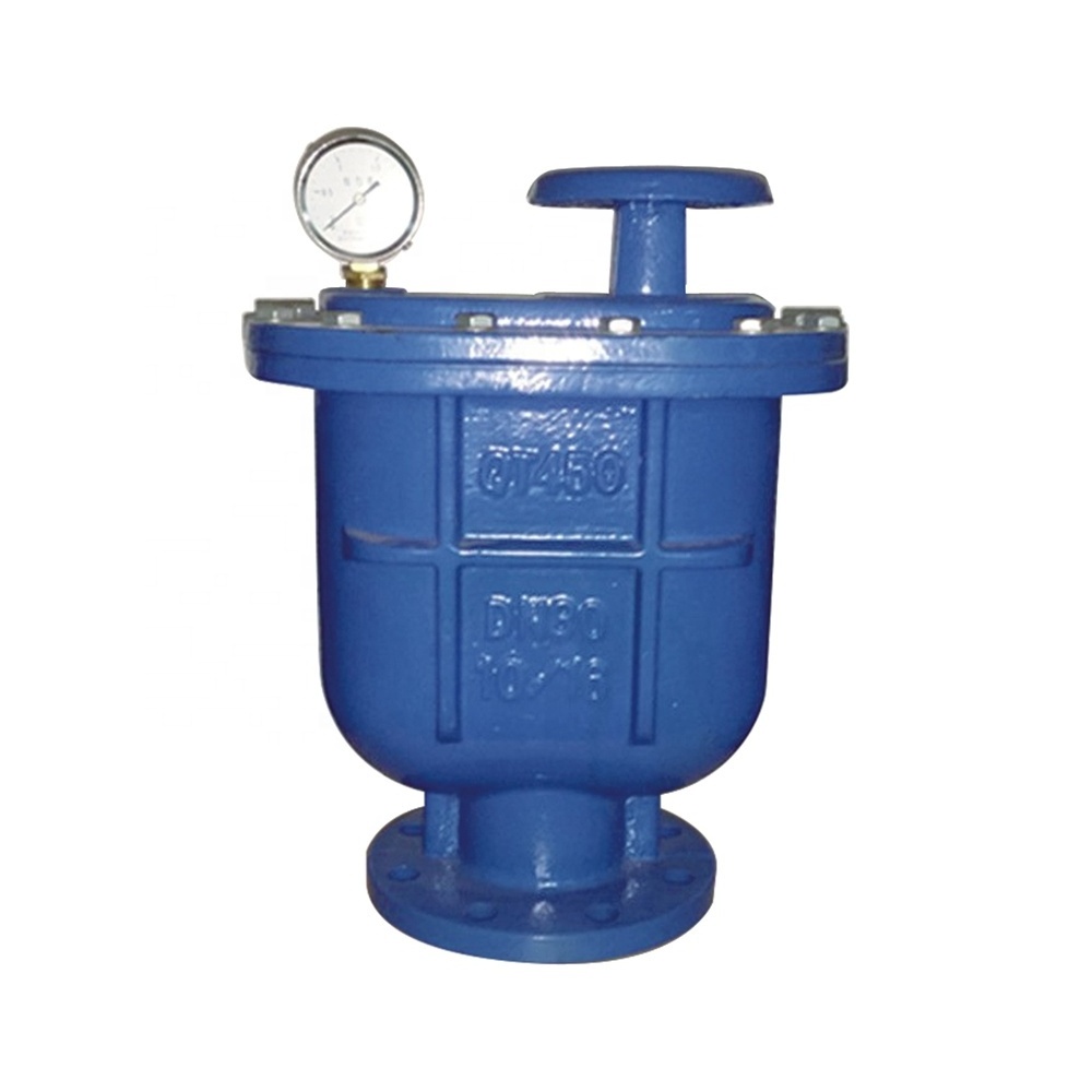 2024 DN100 4'' ductile iron QT450 Compound combination Flange Ends Single Ball Orifice Air Release Valve