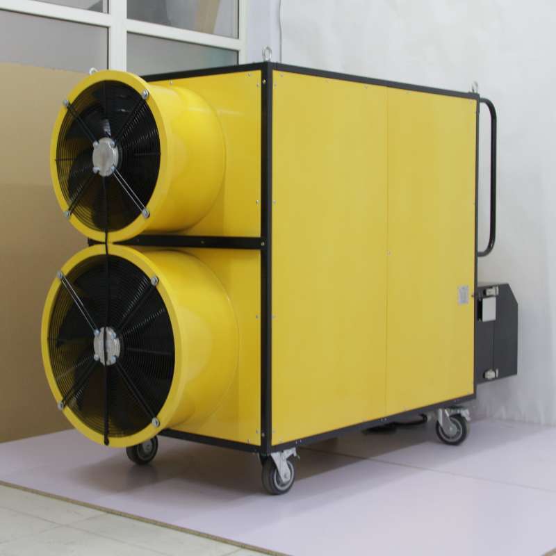 WBH8000 Waste Oil Heater Container Drier High Efficiency KVH8000 Air Heater With Air Compressor