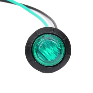 3/4 In' Round Led Light Front Rear Side Marker Indicators Light For Truck Car Bus Trailer Van Caravan Boat