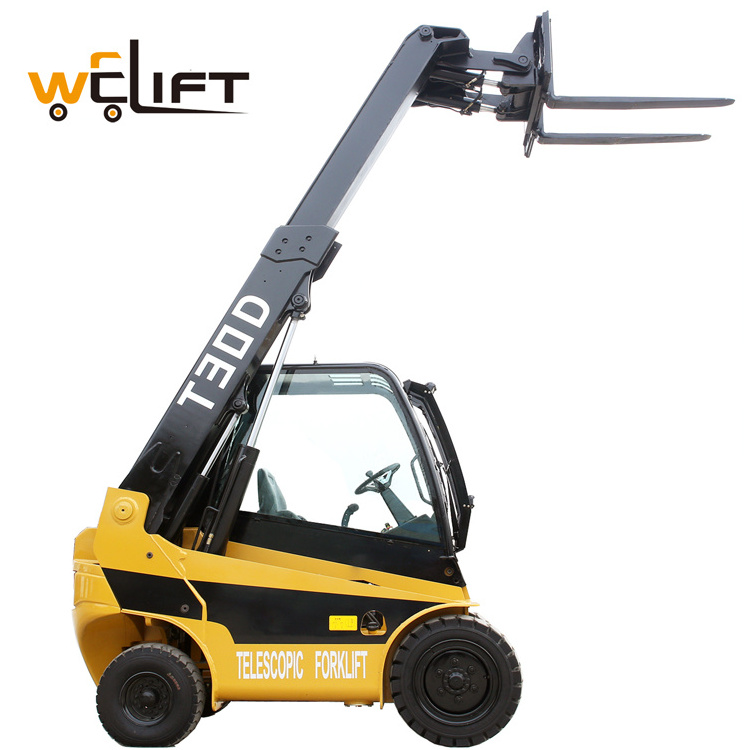 WELIFT Farm and agriculture machinery telescopic loader Forklift 4m-7m all terrain forklift telehandler 4WD