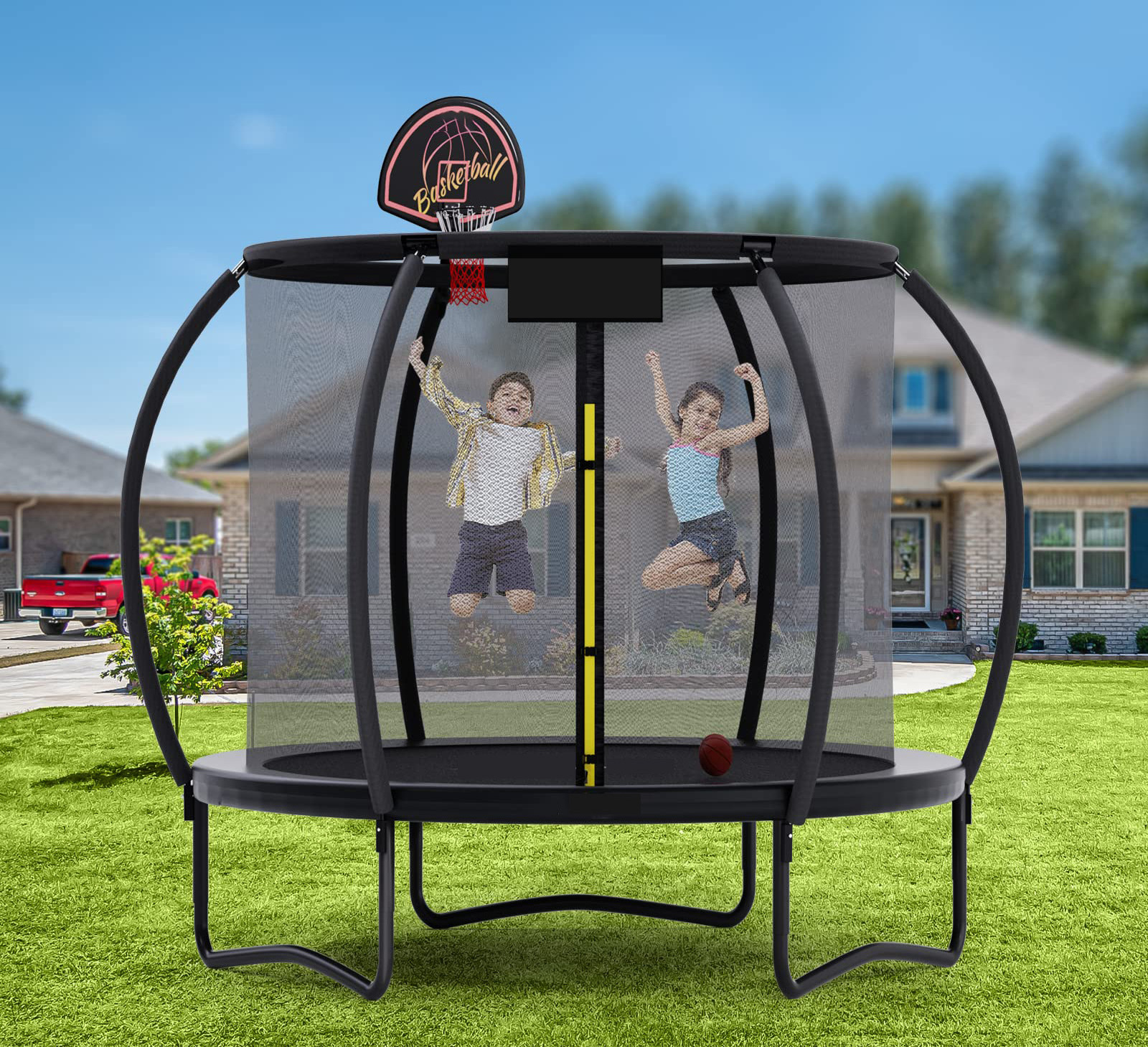 Factory Direct Sales Child Trampolines With Enclosures Round 6ft 8ft 10ft Adults Trampoline Outdoor With Safety Net