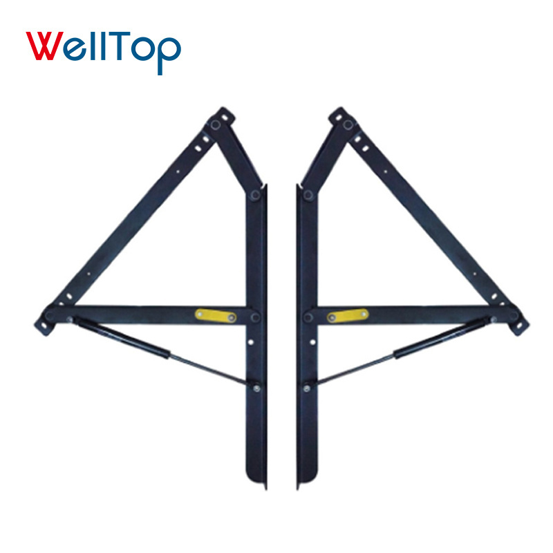 VT-14.051 WELLTOP Black Bed Lifting Mechanism Adjustable Pneumatic Electric Bed Lifting Mechanism Bed Lifting System with Motor