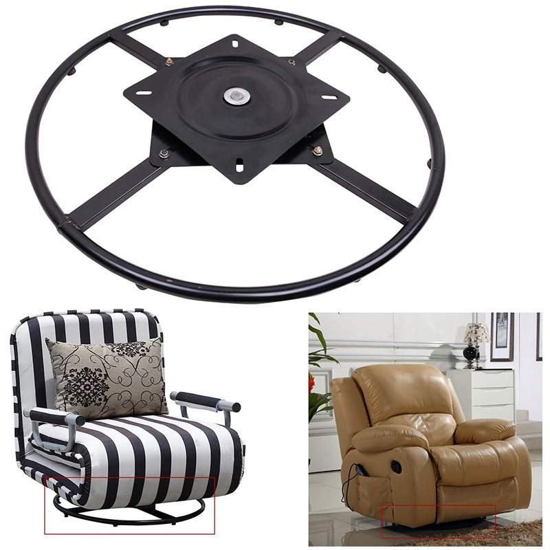 VT-00002 Furniture Accessories Rotate Recliner Bracket Couch Mechanism Office Chair Base Plate 360 Degree Swivel Chair Base